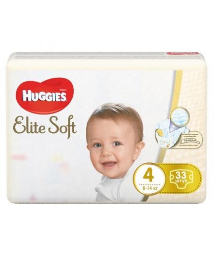 Підгузники Huggies Elite Soft 4 33шт 547787