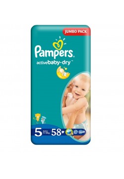 Підгузники Pampers Active baby Dry 5 58шт 81617896