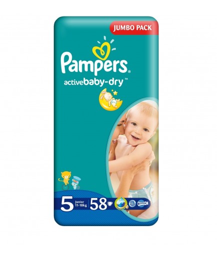 Підгузники Pampers Active baby Dry 5 58шт 81617896