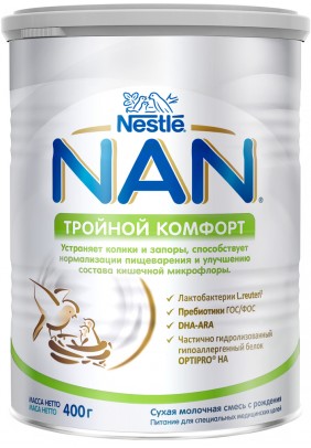 Суміш Nestle Нан Потрійний комфорт 400г 1000037 - 