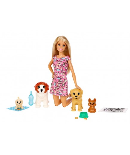Лялька Barbie Дитячий садок цуценят FXH08