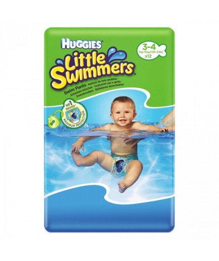 Підгузники-трусики Huggies Little Swimmers Naz 3-4 12шт 183399