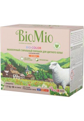 Порошок для прання кольорової білизни Bio-Color Bio Mio 1,5кг ПЦ-415 - 