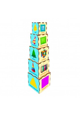 Кубики-пірамідка Little Panda Форми ПСД015