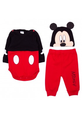 Комплект (боді+штани+шапка) 62-68 Disney Mickey MC15201 - 