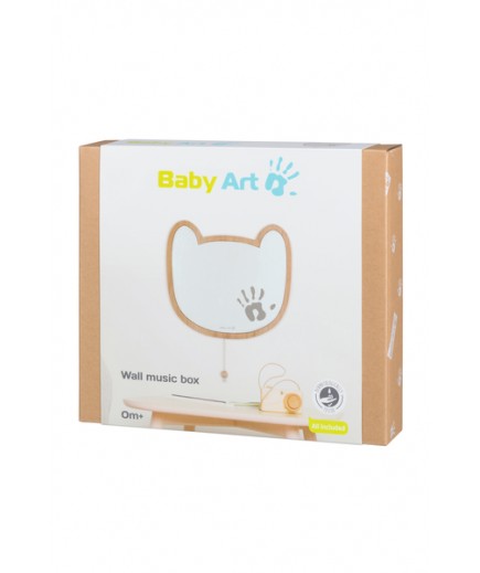Беби Арт Музыкальная настенная рамочка с отпечатком ладони малыша Baby Art 3601099900