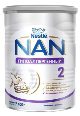 Суміш Nestle Нан-2 гіпоалергенний 400г 1000237 - 