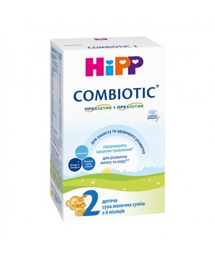 Суміш молочна HIPP Combiotic-2 350г 2448 Суміш молочна HIPP Combiotic-2 350г 2448