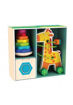 Іграшка розвиваюча Acool Toy Жирафик 3в1 AC7611