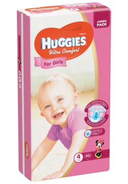 Підгузники Huggies Ultra Comfort 4 50шт 565378