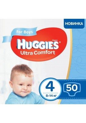 Підгузники Huggies Ultra Comfort 4 50шт 9400951