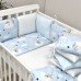 Постільний комплект Маленька Соня Baby Design Коти в хмарах 6од 0220398