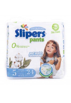Підгузники-трусики Slipers Pants 5 X Large (9-21кг) 24шт PA-205 - 