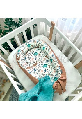 Кокон Маленькая Соня Baby Design Premium Діно 5019464