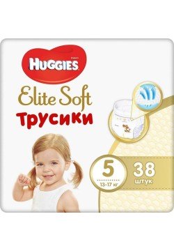 Підгузники-трусики Huggies Elite Soft 5 38шт 547015