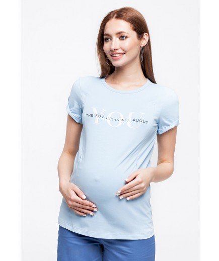 Футболка для вагітних і годування S-XXL Юла мама Donna NR-20.071 Футболка для вагітних і годування S-XXL Юла мама Donna NR-20.071