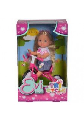 Лялька Steffi & Evi Love Еві на триколісному велосипеді 5733347 - 