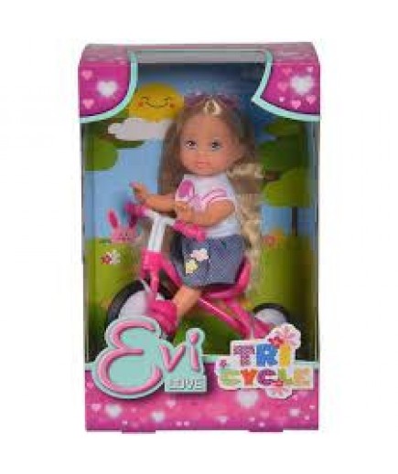 Лялька Steffi & Evi Love Еві на триколісному велосипеді 5733347