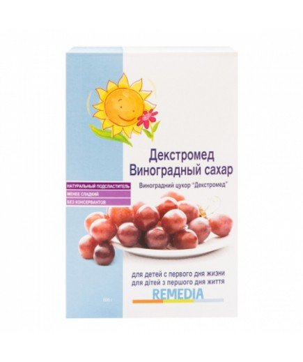 Цукор виноградний Remedia Декстромед 500г 021546 Цукор виноградний Remedia Декстромед 500г 021546
