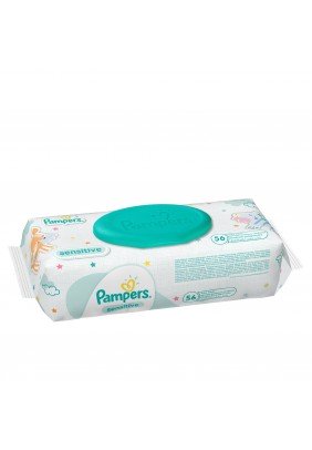 Серветки вологі Sensitive 56шт Pampers 81551845