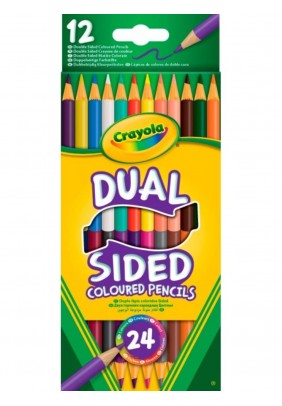 Олівці двосторонні Crayola 12шт 256356.024