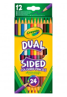 Олівці двосторонні Crayola 12шт 256356.024 - 