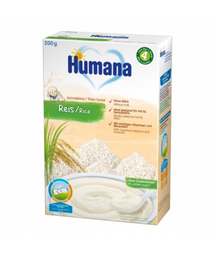 Каша безмолочна органічна рисова Humana 200г 109057