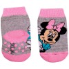 Шкарпетки з гальмами Minnie Disney 1шт MN17043-Сірий/рожевий