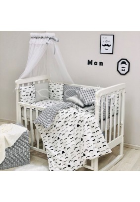 Постельный комплект Маленькая Соня Baby Design Усы 7ед 0120400