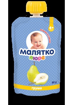 Пюре груша Малятко 90г 11582