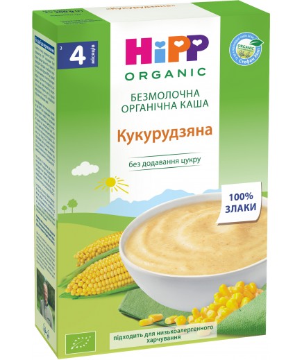 Каша безмолочна кукурудзяна HIPP 200г 2840