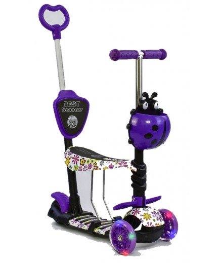 Самокат Best Scooter 3-х колісний з ручкою 5в1 97240 Самокат Best Scooter 3-х колісний з ручкою 5в1 97240