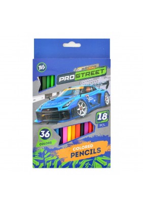 Олівці Yes Street racing 18/36кол 290488 - 