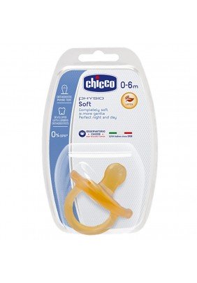 Пустышка латексная CHICCO Physio Soft 12м+ 73004.31