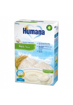 Каша молочна рисова Humana 200г 775603