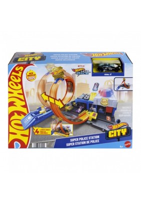 Набір ігровий Hot Wheels Суперполіцейський відділок JBM71 - 