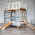 Ліжко дитяче TatkoPlayground Montessori Двоповерхове 1600x800 ТРMblw-1