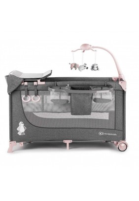 Кровать-манеж с пеленатором Kinderkraft Joy KKLJOYPNK000AC Pink