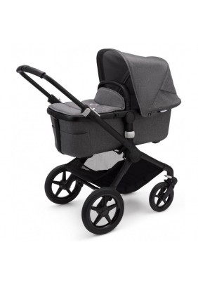 Коляска універсальна 2в1 BUGABOO FOX 2 BLACK/GREY MELANGE-GREY MELANGE 230122GM02 - 