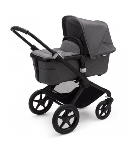 Коляска універсальна 2в1 BUGABOO FOX 2 BLACK/GREY MELANGE-GREY MELANGE 230122GM02