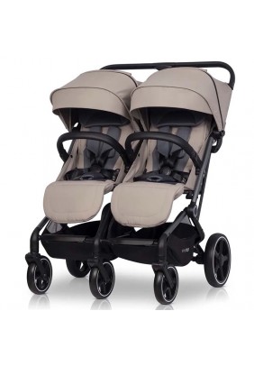 Коляска для двійні Euro-Cart Echo 2024 EGECB24-02 beige