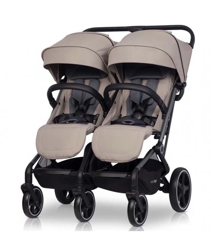 Коляска для двійні Euro-Cart Echo 2024 EGECB24-02 beige