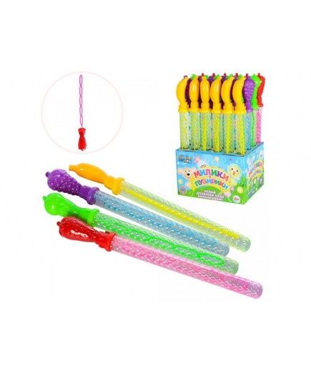 Мильні бульбашки Toys K Фрукти 37см 3825 Мильні бульбашки Toys K Фрукти 37см 3825