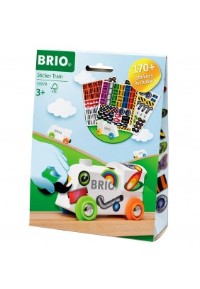 Локомотив Brio з наклейками 33979