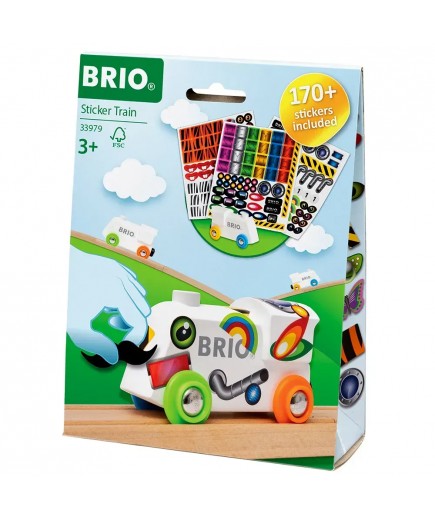Локомотив Brio з наклейками 33979 Локомотив Brio з наклейками 33979