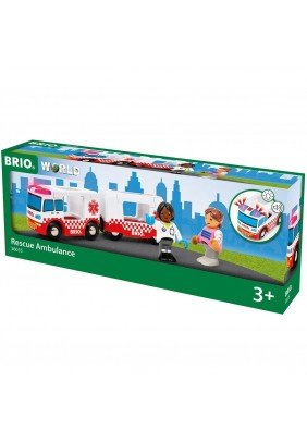Машина швидкої допомоги для залізниці Brio 36035