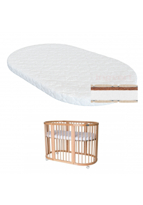 Матрац IngVart Smart bed Oval 70х120 см 2100022000007  кокос – поролон