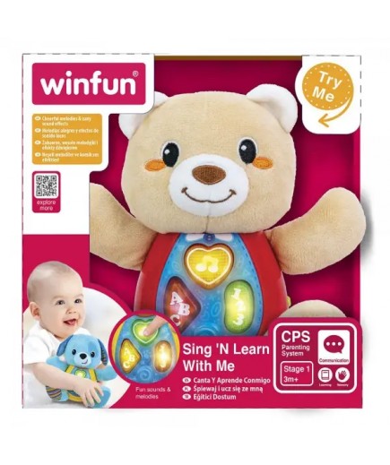 Іграшка інтерактивна WinFun Ведмедик 0681-NL Іграшка інтерактивна WinFun Ведмедик 0681-NL
