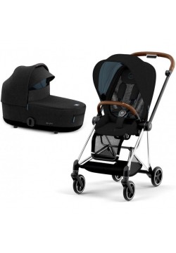 Коляска універсальна 2в1 Cybex Mios 4.0 Sepia Black/Chrome Brown 523000921/3