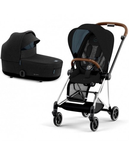 Коляска універсальна 2в1 Cybex Mios 4.0 Sepia Black/Chrome Brown 523000921/3